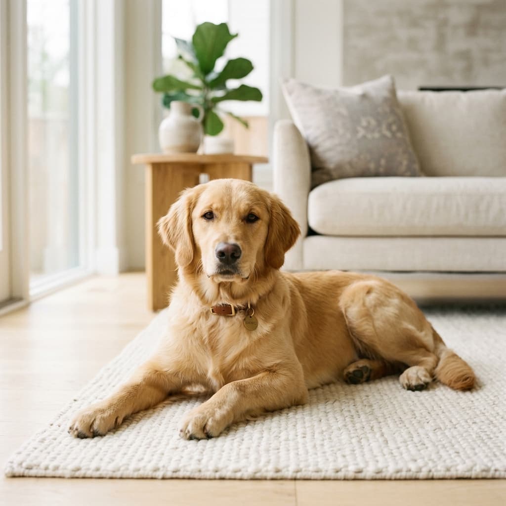 Shiro the Golden Retriever - Inspiration for ShiroFinds product guides