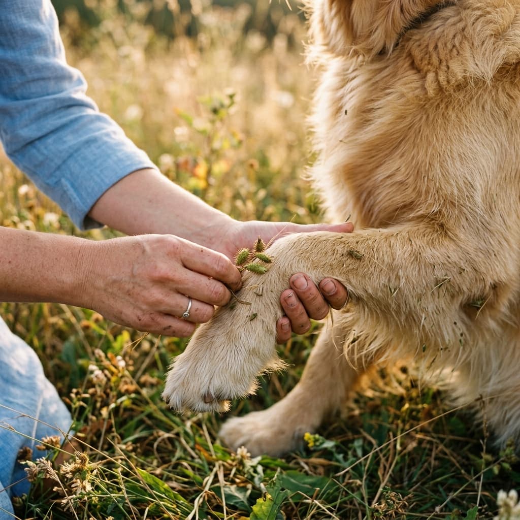 Practical dog guide: Post-Rain Grass Burrs, Foxtails & Beggar-Ticks: Crucial Body Inspection Routine for Dogs