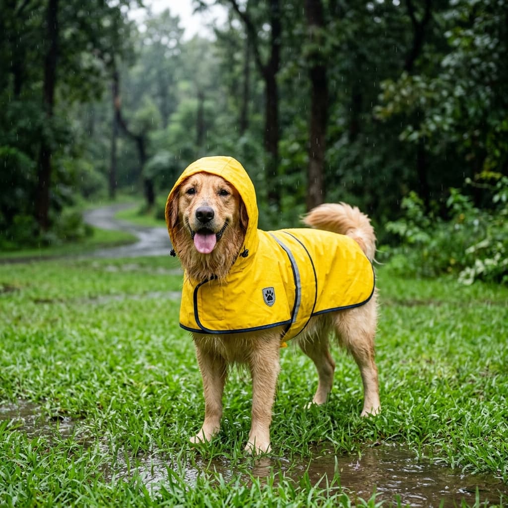 Practical dog guide: Best Dog Raincoats with Full Belly Coverage for Indian Monsoons